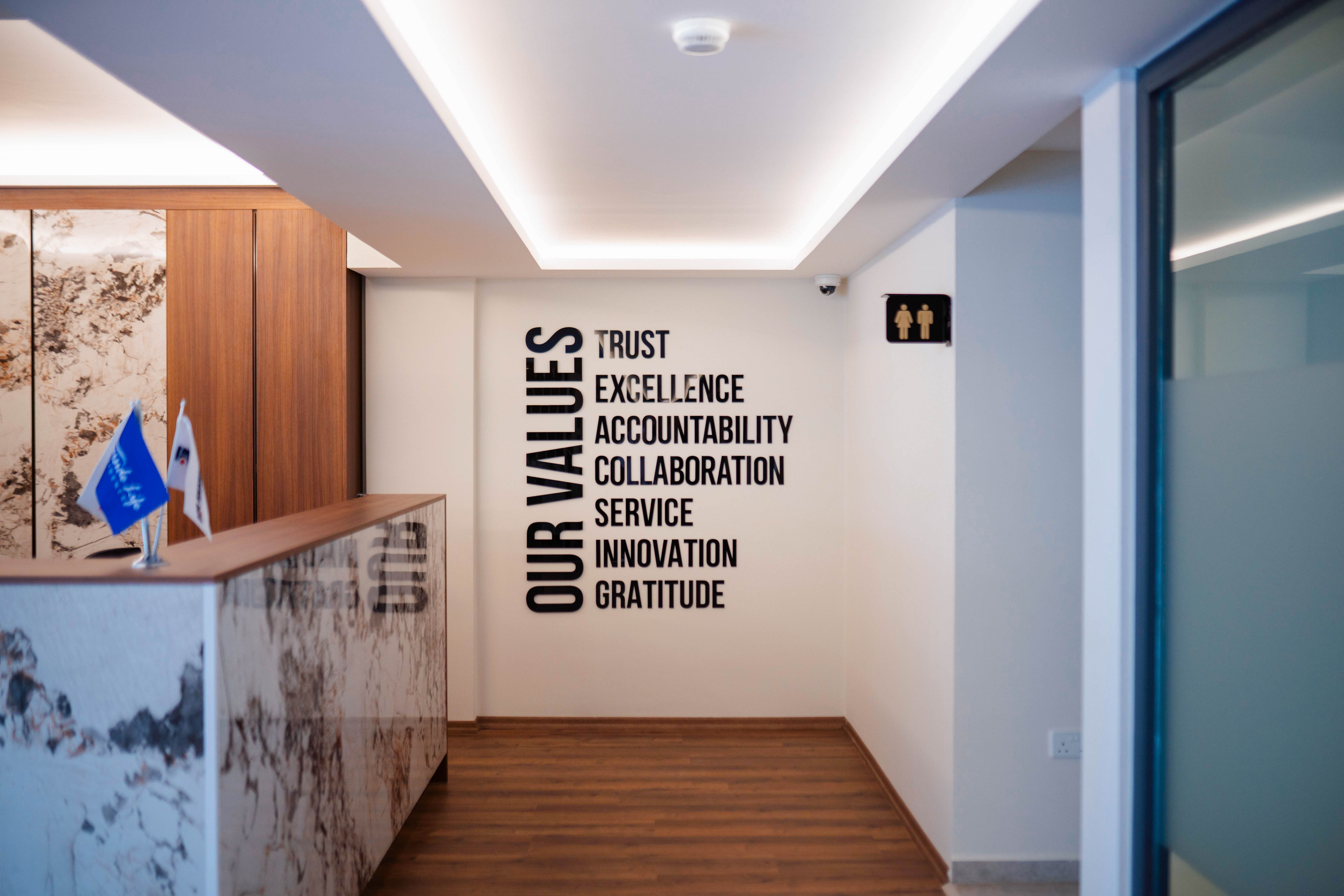 Our Values - Trust, Excellence, Accountability